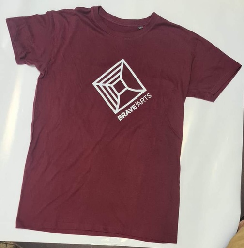 T-shirt Brave'Arts bordeaux