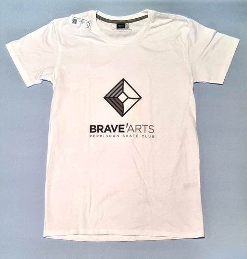 T-shirt Brave'Arts blanc